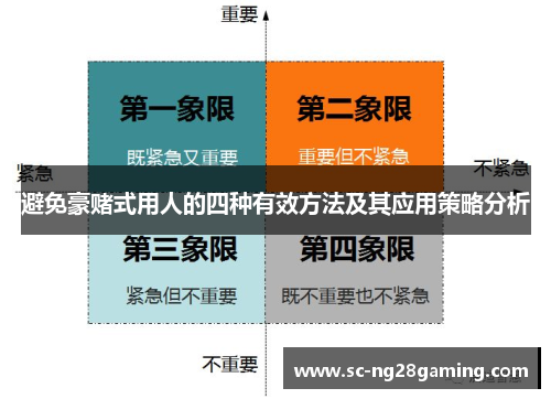 避免豪赌式用人的四种有效方法及其应用策略分析
